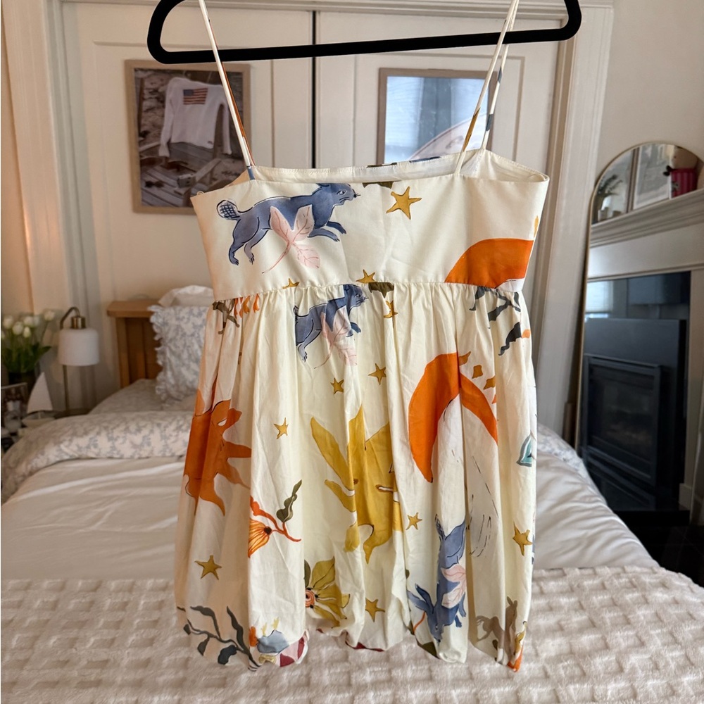 Zara Boho graphic bubble dress - Picture 2 of 3
